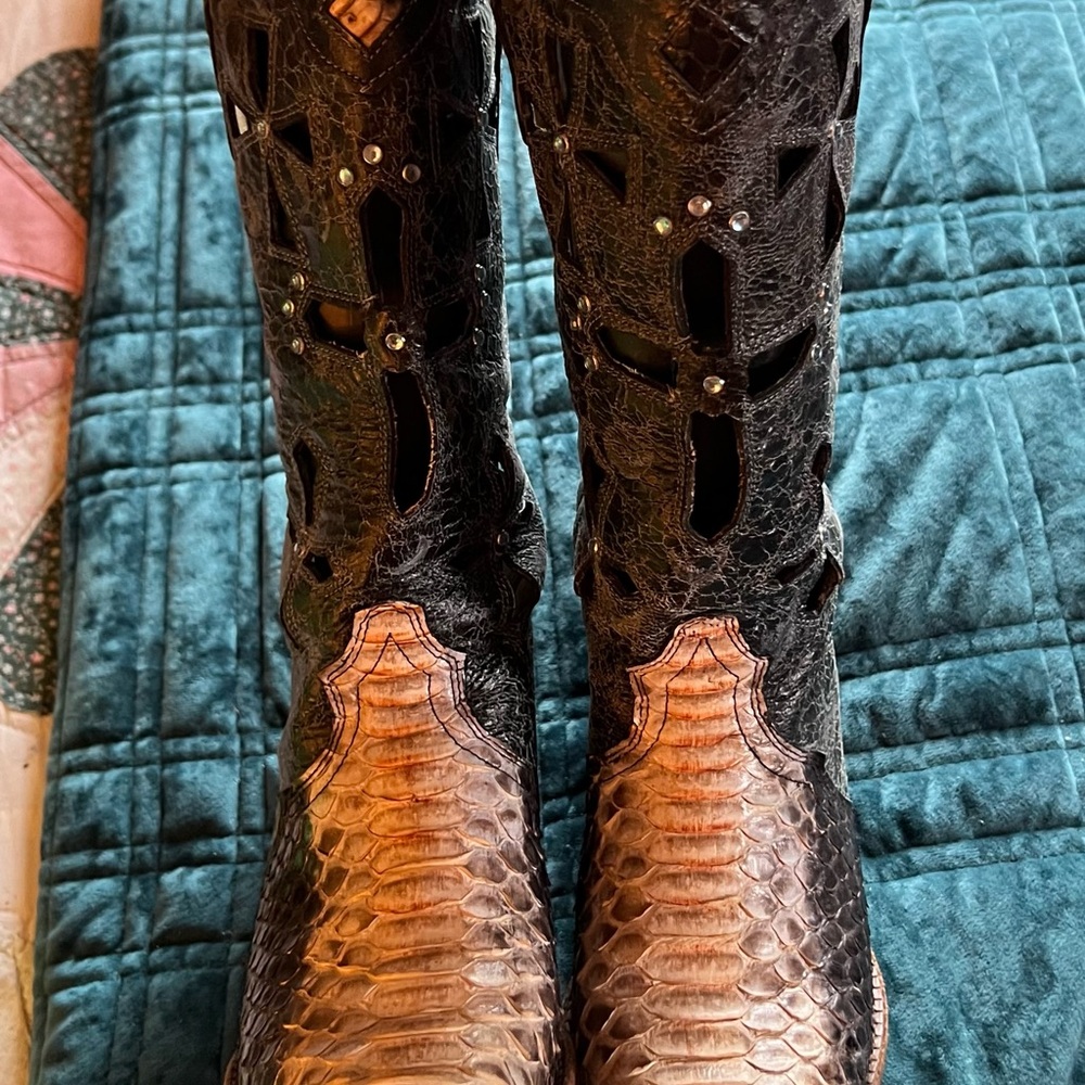 Corral snake skin boots Boots